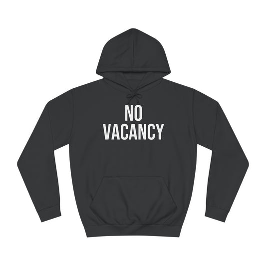No Vacancy logo hoodie