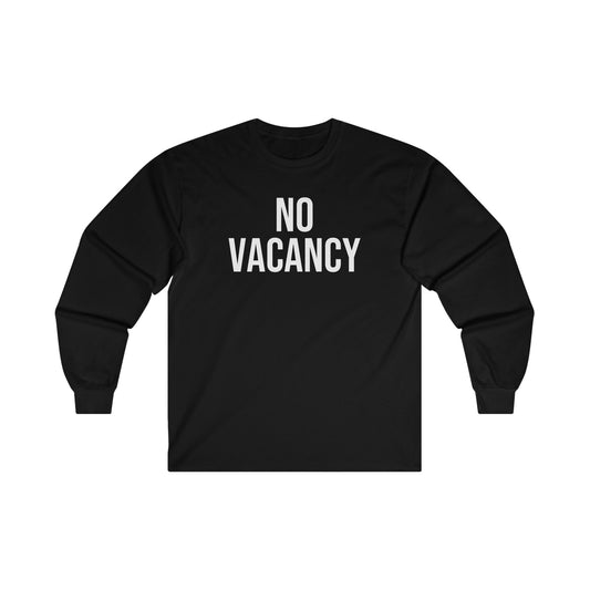 No Vacancy logo crewneck