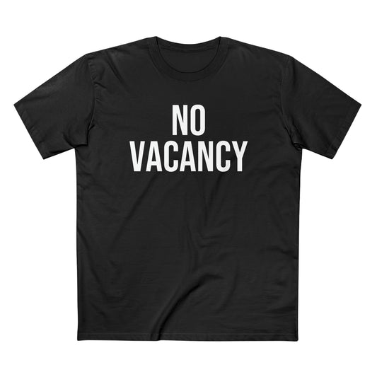No Vacancy logo Tee
